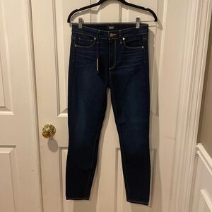 PAIGE Dark Blue Skinny Jeans